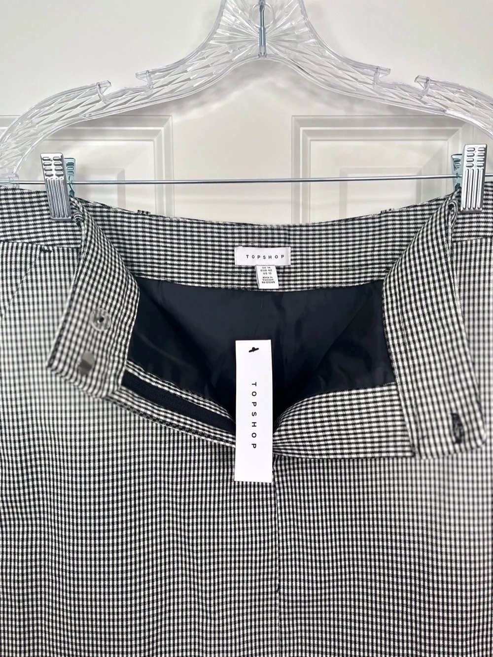 Topshop mini houndstooth